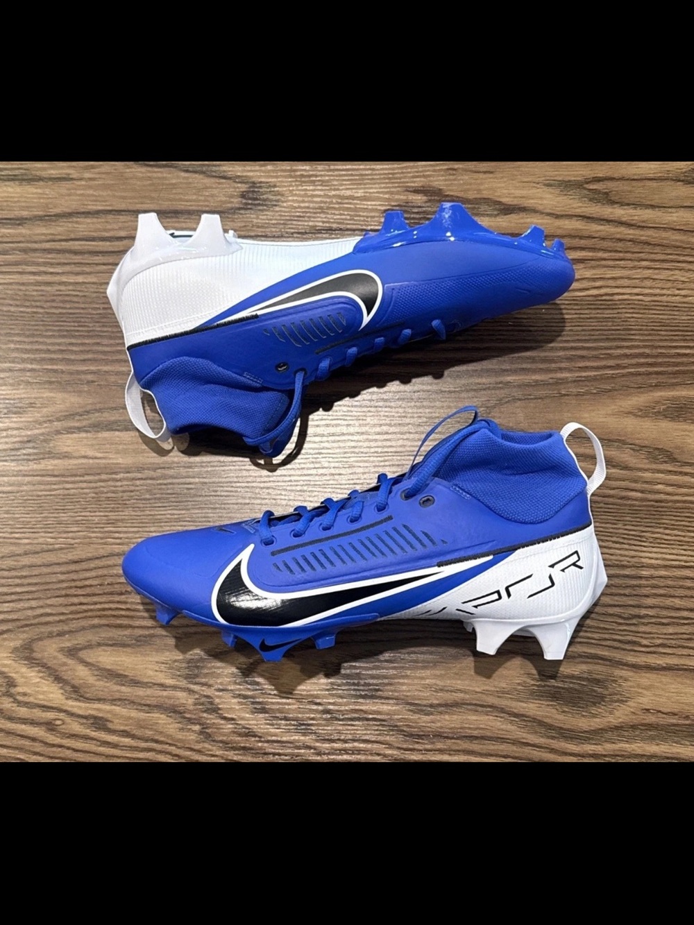 Size 10.5 Nike Vapor Edge Pro 360 2 Cleats Royal Blue DA5456-400 NEW